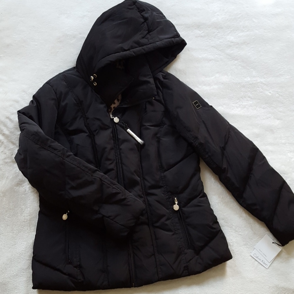 Calvin Klein down coat - L
